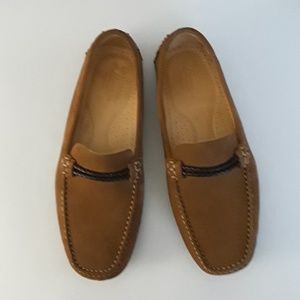 BASS DRIVER SHOES 9-1/2 SADDLE
